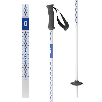 Превью Горнолыжные палки Палки горнолыжные SCOTT Element Jr White/Blue (291509-1029)